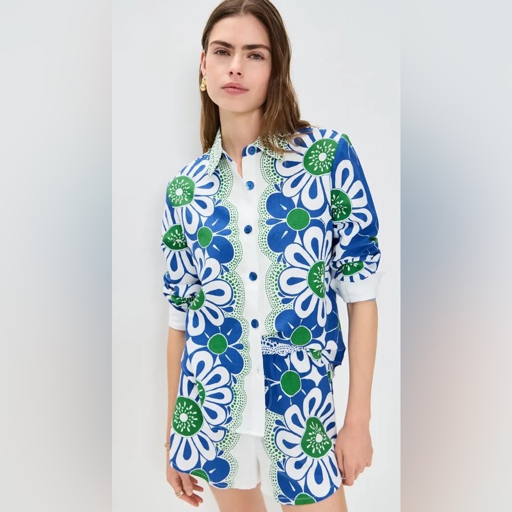 FARM RIO Exclusive Top Maia Blue - Picture 5 of 12